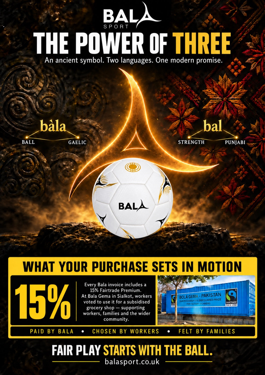 The Bala Story – Retail Display Poster