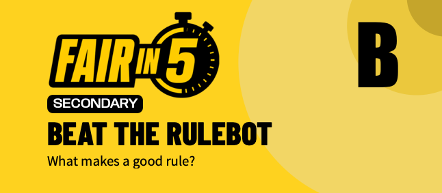Beat the Rulebot