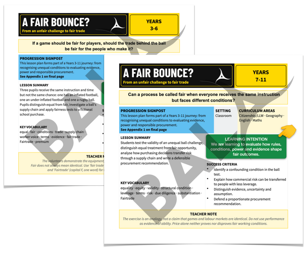 A Fair Bounce? – Lesson Plan
